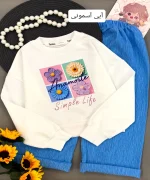 کراپ شلوار چهارگل (سایز۵۵_۶۰) - Image 3