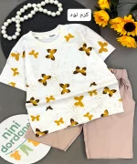تیشرت شلوارک پروانه - Image 3