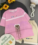 تیشرت شلوارک طرح قلب - Image 2