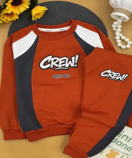 بلوز شلوار آستین رگلان Crew
